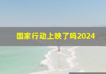 国家行动上映了吗2024