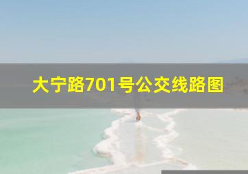 大宁路701号公交线路图