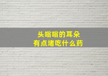 头嗡嗡的耳朵有点堵吃什么药