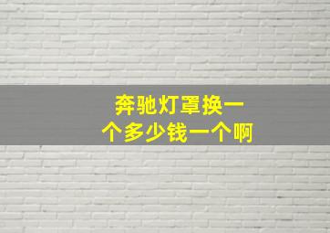 奔驰灯罩换一个多少钱一个啊