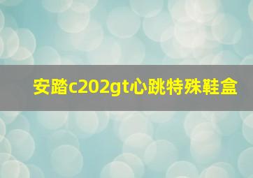 安踏c202gt心跳特殊鞋盒