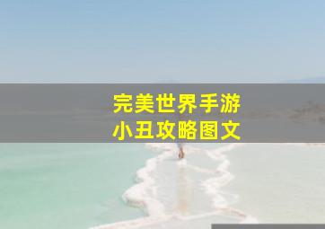 完美世界手游小丑攻略图文