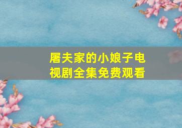 屠夫家的小娘子电视剧全集免费观看