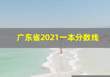 广东省2021一本分数线