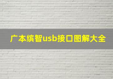 广本缤智usb接口图解大全