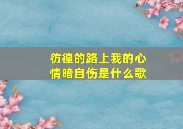 彷徨的路上我的心情暗自伤是什么歌