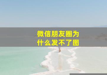 微信朋友圈为什么发不了图