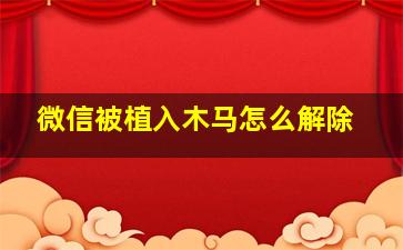 微信被植入木马怎么解除