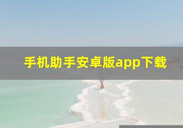 手机助手安卓版app下载