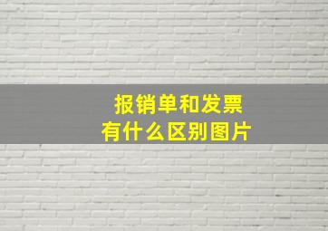 报销单和发票有什么区别图片