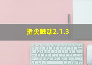 指尖触动2.1.3