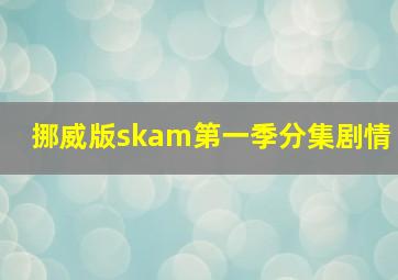 挪威版skam第一季分集剧情