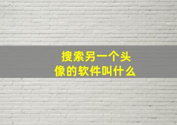 搜索另一个头像的软件叫什么