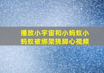 播放小宇宙和小蚂蚁小蚂蚁被绑架挠脚心视频