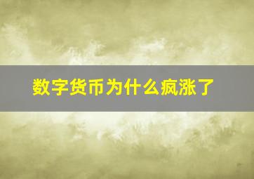 数字货币为什么疯涨了