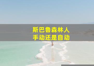 斯巴鲁森林人手动还是自动