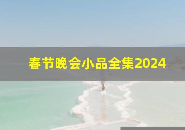 春节晚会小品全集2024