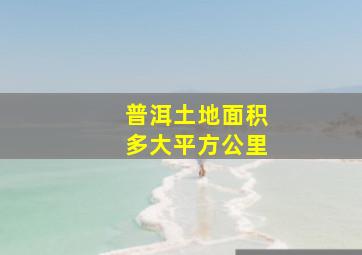 普洱土地面积多大平方公里