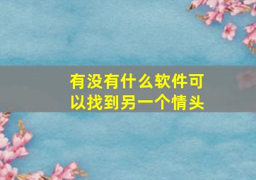 有没有什么软件可以找到另一个情头