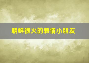 朝鲜很火的表情小朋友