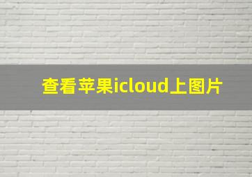 查看苹果icloud上图片