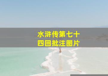 水浒传第七十四回批注图片