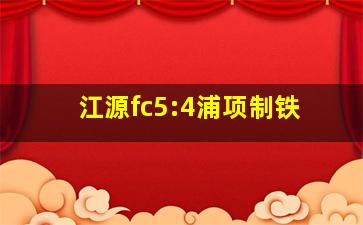 江源fc5:4浦项制铁