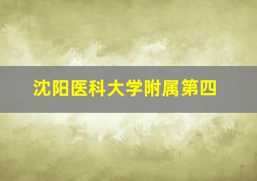 沈阳医科大学附属第四