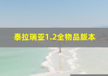 泰拉瑞亚1.2全物品版本