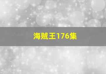 海贼王176集