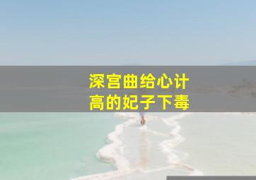 深宫曲给心计高的妃子下毒