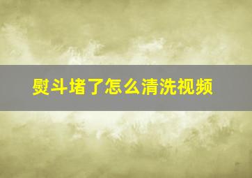 熨斗堵了怎么清洗视频