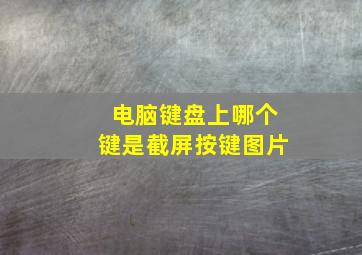 电脑键盘上哪个键是截屏按键图片