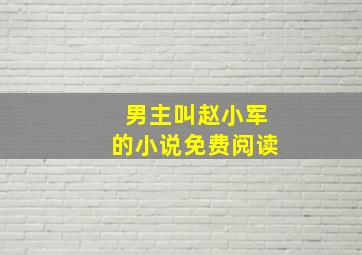 男主叫赵小军的小说免费阅读