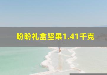 盼盼礼盒坚果1.41千克