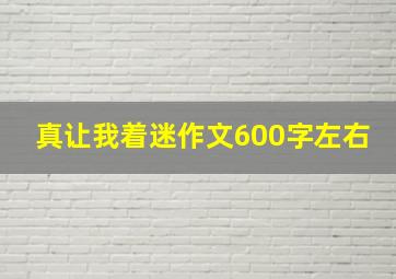 真让我着迷作文600字左右