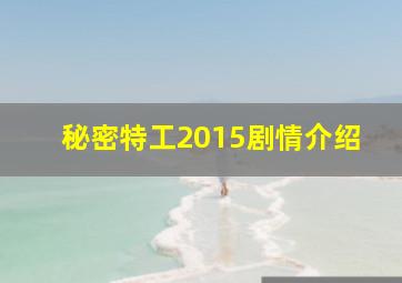 秘密特工2015剧情介绍