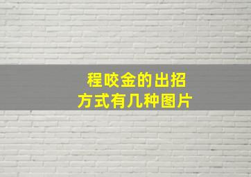 程咬金的出招方式有几种图片