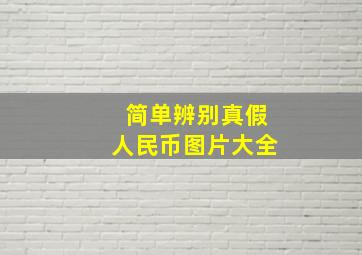 简单辨别真假人民币图片大全