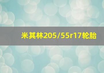 米其林205/55r17轮胎