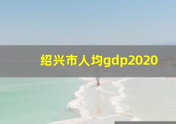 绍兴市人均gdp2020