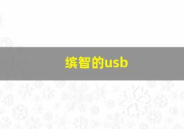 缤智的usb