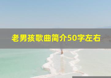 老男孩歌曲简介50字左右