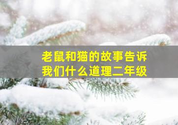 老鼠和猫的故事告诉我们什么道理二年级