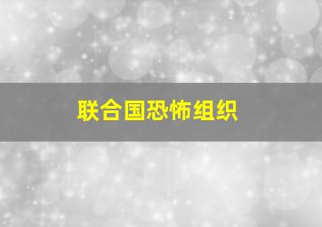 联合国恐怖组织