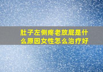 肚子左侧疼老放屁是什么原因女性怎么治疗好