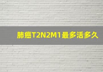 肺癌T2N2M1最多活多久