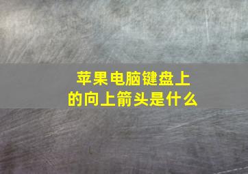 苹果电脑键盘上的向上箭头是什么