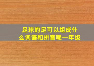 足球的足可以组成什么词语和拼音呢一年级