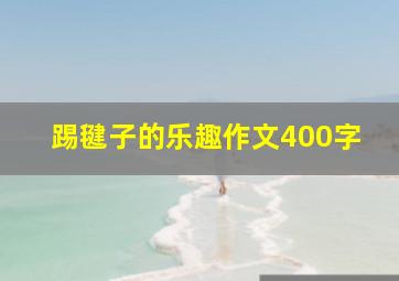 踢毽子的乐趣作文400字